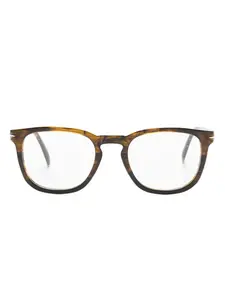 Очки DB 7022 в квадратной оправе Eyewear by David Beckham, коричневый