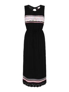 Платье до колена IZIA, цвет black multicolor