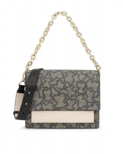 Сумка через плечо Kaos Icon Audree среднего размера с цепочкой Tous, черный