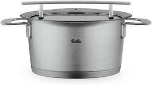 Кастрюля Fissler Phi Collection (20 см, 3,2 л) со стеклянной крышкой - кастрюля из нержавеющей стали, подходит для индукционных плит, энергосберегающая, можно мыть в посудомоечной машине, высокое качество, произведено в Германии