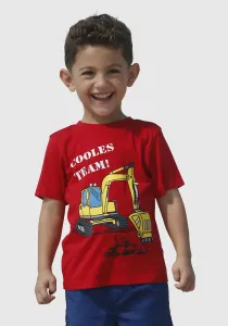 ФУТБОЛКА KIDSWORLD "COOL TEAM", красный