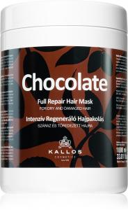 Классическая шоколадная восстанавливающая маска Kallos для сухих и поврежденных волос Kallos, 1000 мл