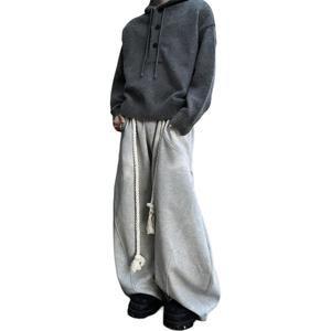 NEVER RULE Повседневные брюки унисекс серые умеренные Sweatpants