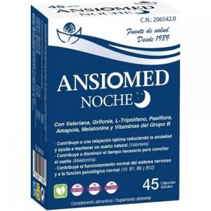 Ansiomed Nuit средство для релаксации и глубокого сна, 45 капсул, Bioserum