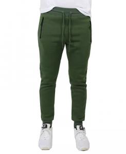 Мужские спортивные штаны для бега Pro Star Slim Fit на флисовой подкладке Galaxy By Harvic, зеленый