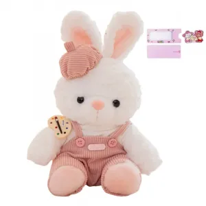 AOLETU Милый медвежонок Mocha, маленький белый кролик The Painter, плюшевые куклы мишки Teddy, высота 25 см