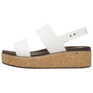 Crocs Сандалии Brooklyn One Strap 4,5 см женские белые