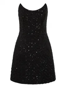Платье мини Neve с пайетками Rebecca Vallance, черный
