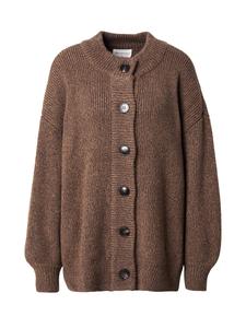 Вязаный кардиган MSCH COPENHAGEN Lissi, темно-коричневый