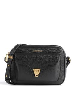 Сумка через плечо Beat Soft из зерненой кожи Coccinelle, черный