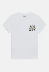 Футболка унисекс с принтом addition Moschino, Bianco Ottico