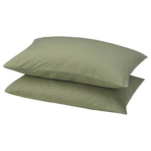 Наволочка Ikea Dvala, 50х80 см, светло-зеленый