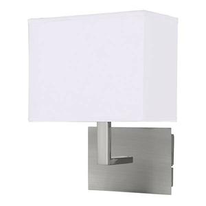 Светодиодный настенный светильник searchlight Hotel, серебристый/белый