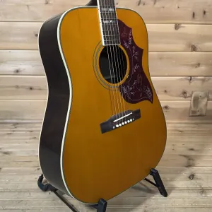 Акустическая гитара Epiphone Hummingbird - состаренный натуральный антикварный