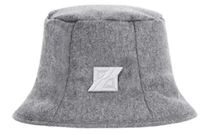 WE11DONE Ковшовая шляпа унисекс серая, Gray