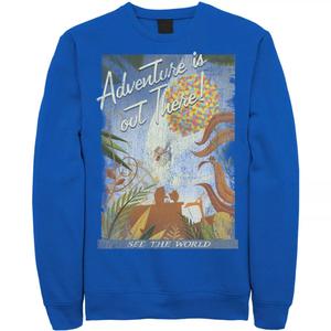 Мужской винтажный свитшот с потертостями Disney/Pixar Up Poster Licensed Character