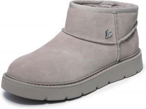 Женские зимние ботинки Skechers Keepsakes Cozy Mini слипоны без шнурков, Taupe