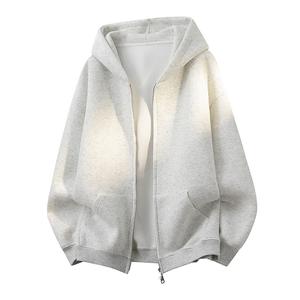 Толстовка Unisex Hooded Moderate Cardigan VanCamel, белый серый