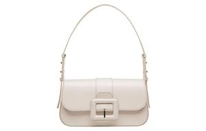 BALLY Кожаная сумка, женская сумка через плечо bone white