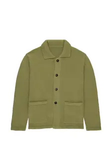 Хлопковый кардиган Beta на пуговицах Fortela, зеленый