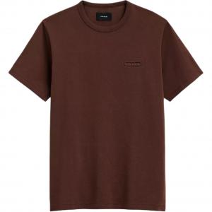 Футболка унисекс коричневая COACH