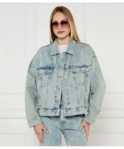 Джинсовая куртка lou_b Oversize fit Hugo Blue, синий