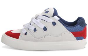 Ollieskate Скользостойкие износостойкие кроссовки для скейтбординга Unisex White Red Blue