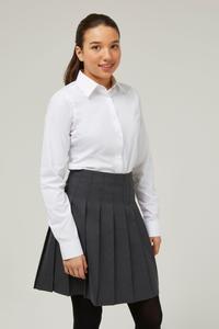 Набор из 3 школьных рубашек облегающего кроя с длинным рукавом Trutex, белый