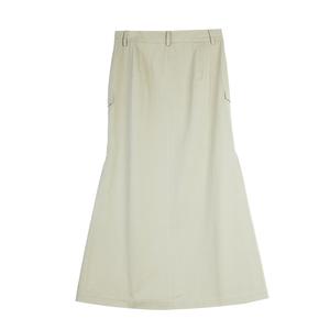 ELLE Повседневная длинная юбка Women's Gray Green Moderate