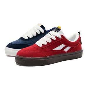 Покрытие, ударопрочность, баланс, легкие, низкие, скейтбордические кроссовки унисекс UYRTW, Red Blue Mismatched