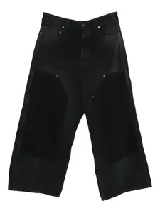 Брюки со вставками BALENCIAGA, черный