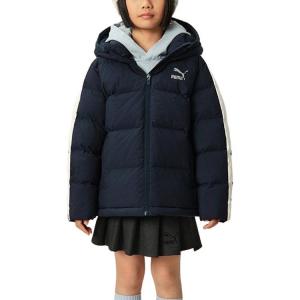 PUMA Пуховик T7 DOWN JACKET Dark Blue 80802 для детей 3-7 лет