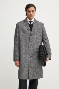 Пальто с добавлением шерсти Calvin Klein, серый