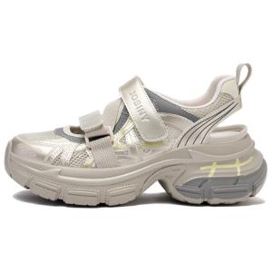 Женские кроссовки с низким верхом и массивной подошвой, устойчивые к истиранию и скольжению JOSINY, Champagne Gold