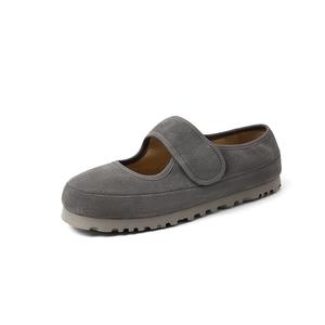 AIQINISHA Женские туфли Мэри Джейн серые, цвет Gray