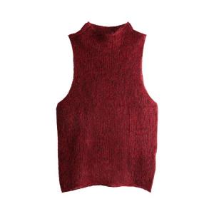 Топ Amomento Sheer Sleeveless Top, Red