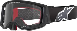 Мотоциклетные очки Alpinestars supertech corp absolute vision stripe, Black/Grey