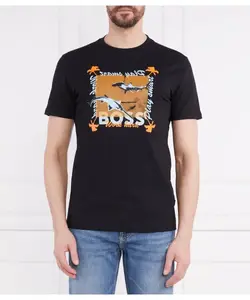 Футболка Teeshark Regular fit Boss Orange, черный
