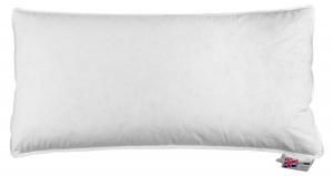 Подушка Homescapes Entenfeder, белый - текстиль - 40 х 15 х 80 см