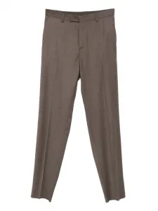 Брюки прямого кроя Maurizio Baldassari, коричневый