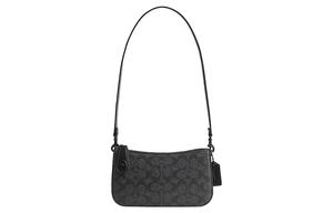 Сумка через плечо Penn PVC маленького размера женская черная COACH