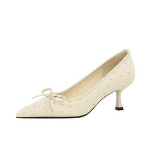 Xingdiman Тонкие каблуки на шпильке женские абрикос, цвет Apricot