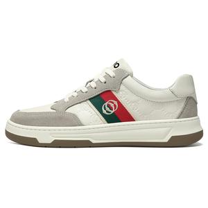 Стильные скейтерские кроссовки мужские ZRO, белый серый(EU = Athletic Shoes Size One Size Smaller)