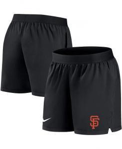 Черные женские шорты San Francisco Giants Authentic Collection Flex Vent Max Performance Nike, черный