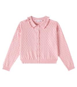 Хлопковый кардиган Elietta Bonpoint, Rose Fard