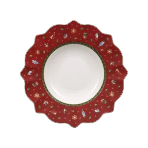 Тарелка глубокая Villeroy & Boch Toy's Delight, 26,4 см, красно-белый