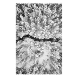 Фреска Artgeist Cold Stream, черно-белый