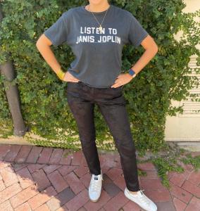 Эластичные брюки из веганской кожи с защитой от змей черного цвета Elliott Lauren