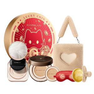 Набор для макияжа Lucky Coin Box с эффектом контроля жирного блеска и естественного закрепления Carslan