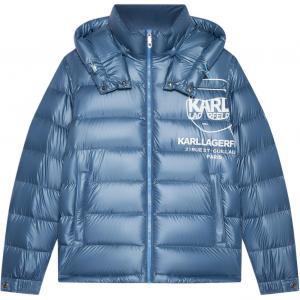 Пуховик KARL LAGERFELD FW25 для мужчин KARL LAGERFELD / Karl Lagerfeld Jeans, синий
